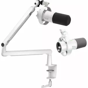 Динамический микрофон USB/XLR Fifine T688W — белый, двойной интерфейс (USB и XLR)