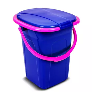 Portable toilet bucket GreenBlue GB320AG — lightweight portable design for outdoor and travel