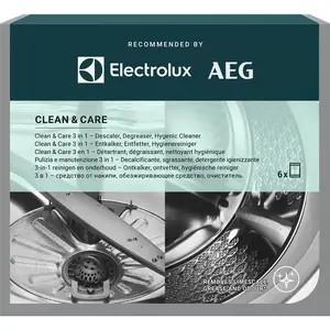 Средство для удаления накипи и чистки Electrolux M2GCP601 3in1 порошок для ПММ и стирал. машин, упаковка 6 шт.
