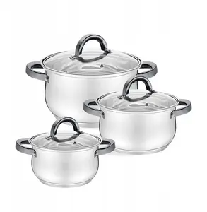 Cookware set Maestro MR-3522-6M-BLACK — 6-piece non-stick pots and pans set