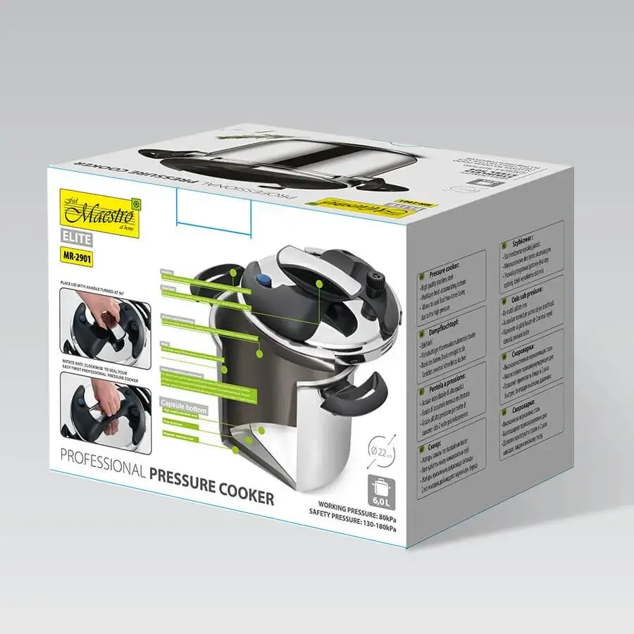Spiedpanna Maestro MR-2901 — 6 L, 22 cm Photo 5