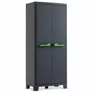 Уличный шкаф для хранения Keter Moby Waterproof, модель 257105, 182x80x44 см, пластиковый влагостойкий шкаф