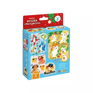 Jigsaw puzzle CzuCzu Mouse and Friends 3792 — 24 pieces, children's educational puzzle