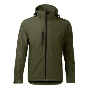 Softshell jacket MALFINI Performance 522, men's, 300 g/m², military color