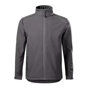 Softshell куртка MALFINI Malfini Valley 536 — мужская, стальной серый, 300 г/м²