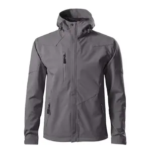 Softshell Jacket MALFINI Nano 531 — Men's, Steel Gray, 280 g/m²