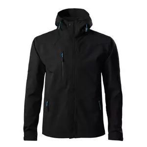 Softshell jacket MALFINI Nano 531 Black 280 g/m² – men's outerwear, breathable windproof