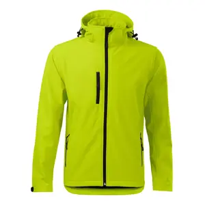 Softshell Jacket MALFINI Performance 522, men's, 300 g/m², Lime Punch