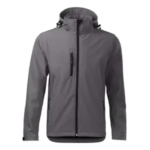 Softshell jacket MALFINI Performance 522 — men's, steel gray, 300 g/m²