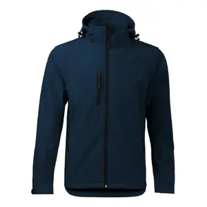 Softshell jacket MALFINI Performance 522 — men's, navy blue, 300 g/m²