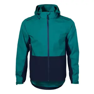 Wind and rain jacket MALFINI Rainbow 538 — men's, emerald, 105 g/m²
