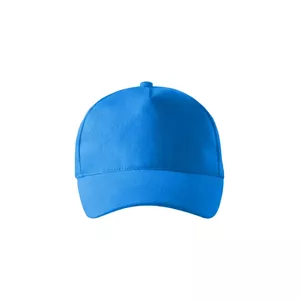 Кепка MALFINI унисекс 5-панельная 307 Snorkel blue 340 г/м²
