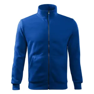Vīriešu džemperis MALFINI Adventure 407 Royal blue 300 g/m² — apaļš kakla izgriezums, garas piedurknes, darba apģērbs