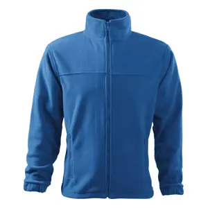 Men's fleece sweater RIMECK Jacket 501 azure blue 280 g/m²