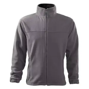 Men's fleece sweater RIMECK Jacket 501 — steel gray, 280 g/m², model ADL 50136