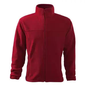 Men's fleece sweater RIMECK Jacket 501 Marlboro Red 280 g/m²
