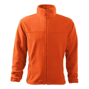 Fleece sweater RIMECK Jacket 501 Orange 280 g/m² — men's, midweight
