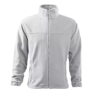Men's fleece sweater RIMECK 501 white 280 g/m², long-sleeve pullover