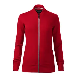 Women's sweater MALFINI Bomber 454 red 320 g/m²