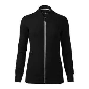 Sieviešu džemperis MALFINI Bomber 454 melns 320 g/m²