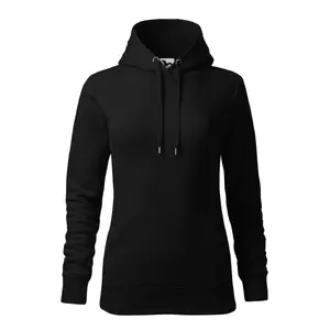 Sieviešu džemperis MALFINI Cape 414, melns, 320 g/m², modelis ADL 41401