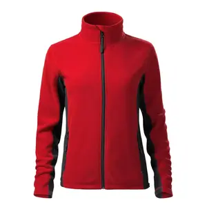 Sieviešu flīsa džemperis MALFINI Frosty 528, sarkans, 220 g/m²