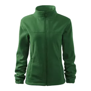 Sieviešu flīsa džemperis RIMECK Jacket 504, pudeļzaļa, 280 g/m²