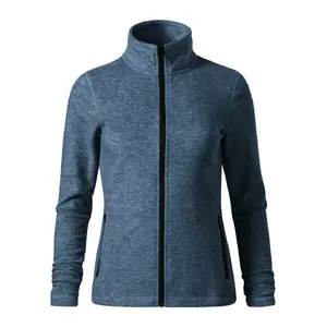 Sieviešu mikrofliša džemperis MALFINI Factor Dark denim melange 300 g/m²