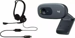 Logitech PC960 Headset and C270 Webcam Bundle