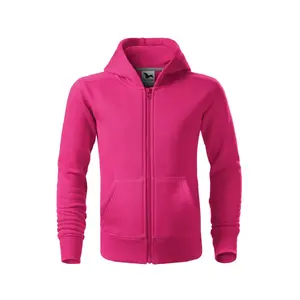 Bērnu džemperis MALFINI Trendy Zipper 412, 300 g/m², magenta