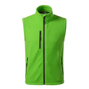 Fleece vest MALFINI Exit 525 unisex, apple green, 220 g/m²