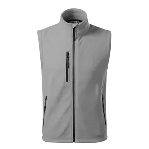 Fleece vest MALFINI Exit 525 light gray 220 g/m² Unisex