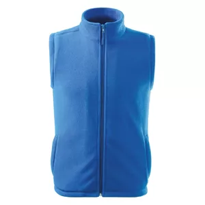 Fleece vest RIMECK Next 518 unisex, azure blue, 280 g/m²