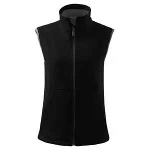 Softshell vest MALFINI Vision 516 — women's, black, 280 g/m²