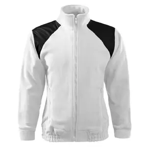 Fliša džemperis RIMECK HI-Q 506 unisex, balts, 360 g/m²
