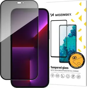 Закалённое стекло Wozinsky для iPhone 15 Pro Max — приватность