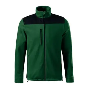 Fliša džemperis RIMECK Effect 530 pudeļu zaļš unisex 360 g/m²