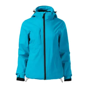 Women's jacket MALFINI Pacific 3-in-1 Blue Atoll, two-layer system, 130/220 g/m²