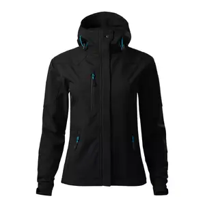 Softshell jacket MALFINI Malfini Nano 532, women's, black, 280 g/m²