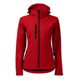 Softshell jacket MALFINI Performance 521 women's, red, 300 g/m²