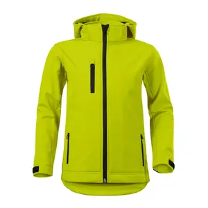 Детская софтшелл-куртка MALFINI Performance 535 Lime Punch 300 г/м²