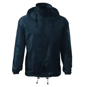 Jacket MALFINI Windy 524 unisex wind and rain protection navy blue