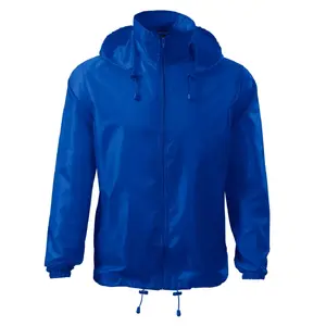 Wind and rain jacket MALFINI Windy 524 — unisex, royal blue