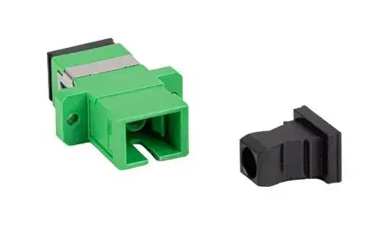 Fibre optic adapter LANBERG SC/APC FA-SCAP-SS01-2501-BK Photo 2