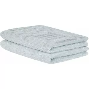 Towel set Beliani MITIARO — 2 cotton terry towels, mint