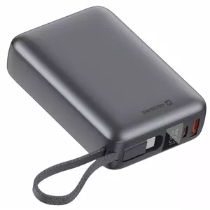 Power Bank Swissten 20000 mAh 45W with Built-In USB-C Cable