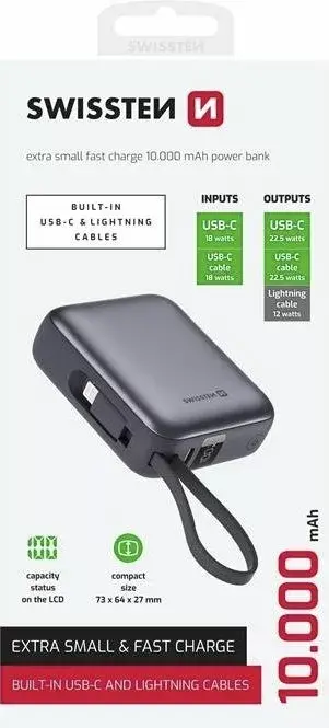 Power Bank Swissten 22013939 Photo 4