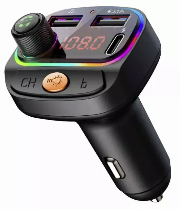 FM raidītājs SWISSTEN 20114031 Bluetooth 2x USB USB‑C Photo 2