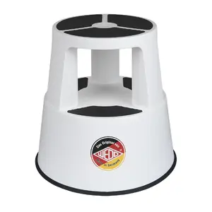 Step Stool Wedo 212 300 Polypropylene Thermoplastic Elastomer White