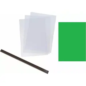 Binding cardboard ARGO CHROMO A4 glossy green 250 g/m² 25 sheets